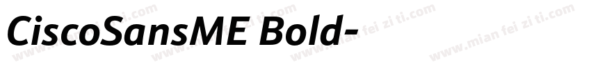 CiscoSansME Bold字体转换